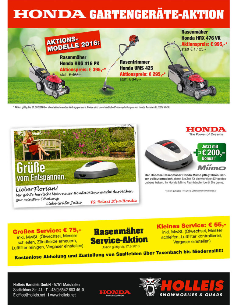 Honda Gartengeräte Aktion Schneemobil Gebraucht, Schneefräsen, Quads