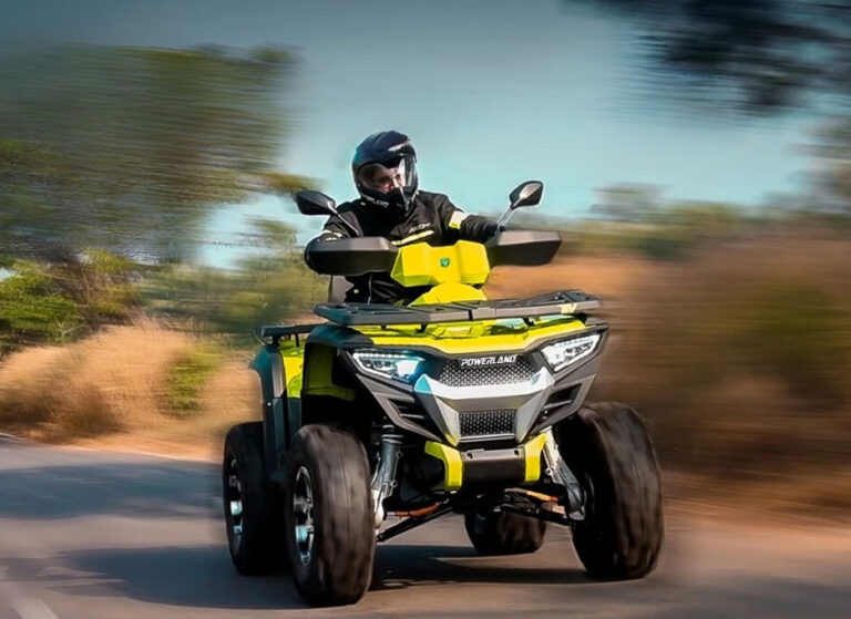 Powerland ATV Schneemobil Gebraucht, Schneefräsen, Quads & Rasenmäher